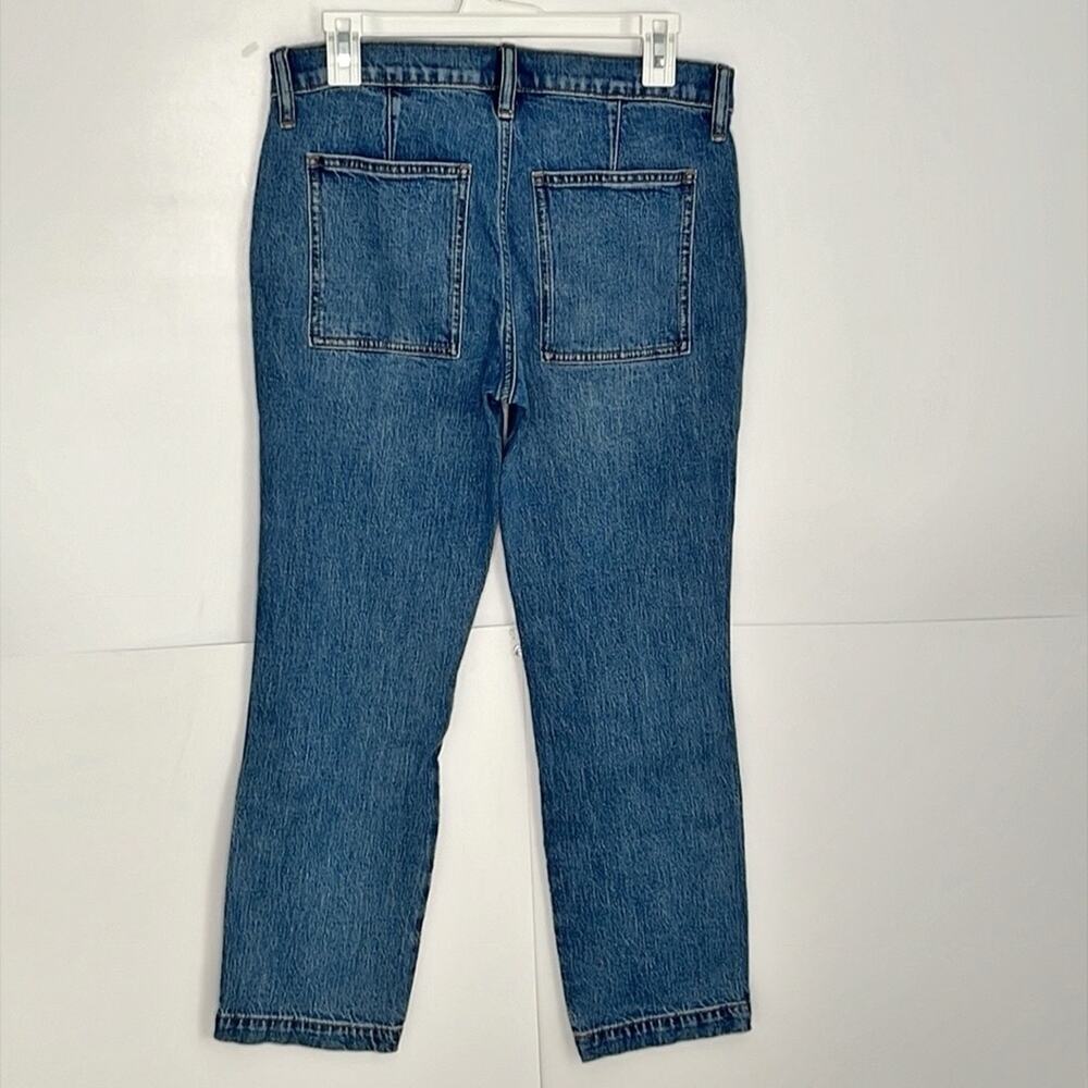 NWT J.Crew Factory High Rise Straight Leg Jeans - Picture 8 of 9